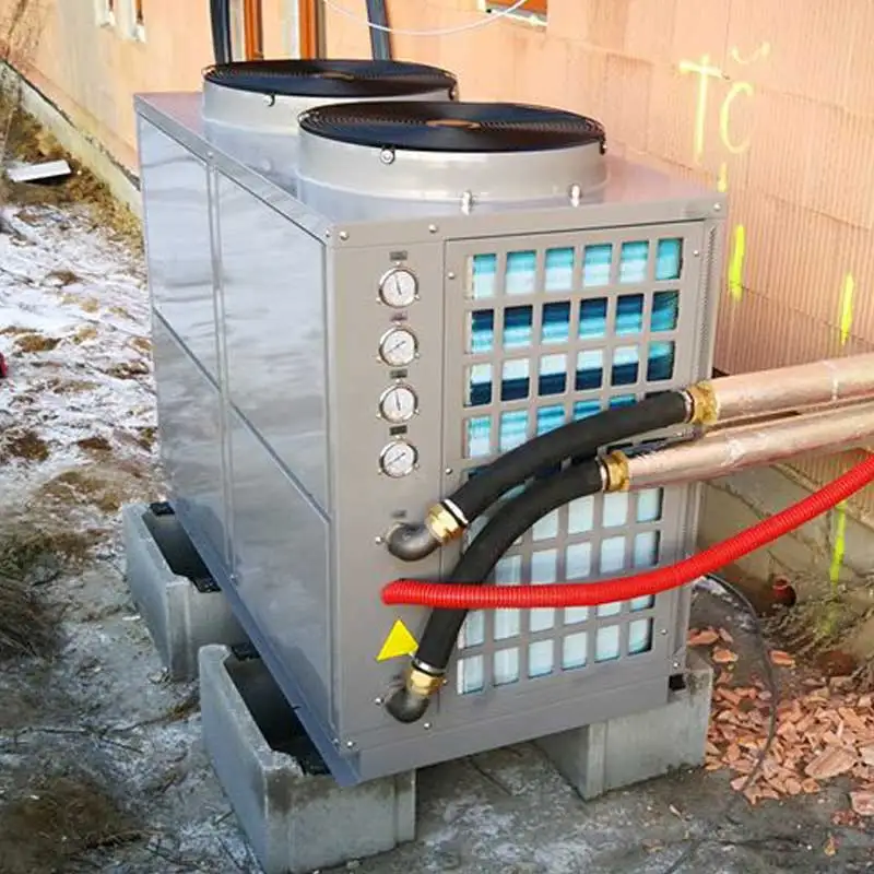 SPRSUN EVI air source heat pumps for heating 40KW for cold area with Wifi APP