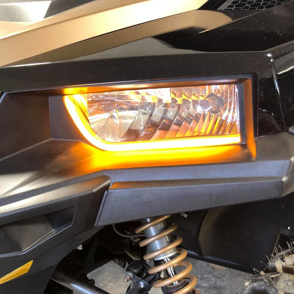 30cm 45cm 60cm led led light for car decorate DRL Flexible Tube strip led daytime running Lights Turn Signal Angel Eyes Car