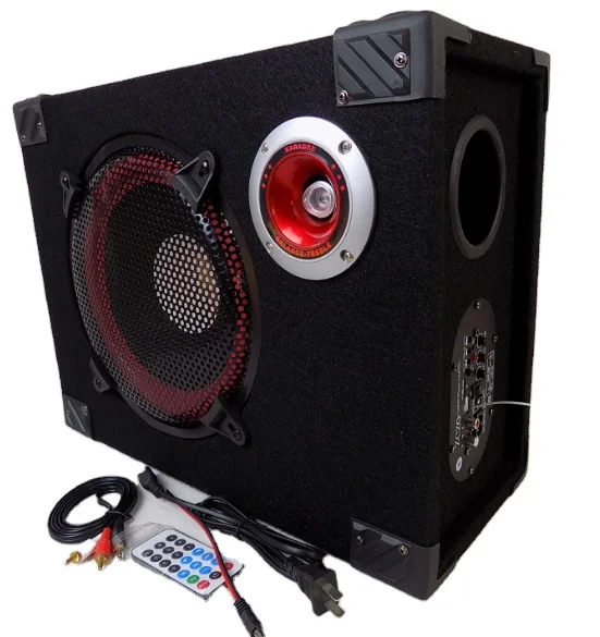 
OEM ODM top Quality Car Subwoofer big Speaker 10 Inch Subwoofer With Amplifier blue tooth tf card play 