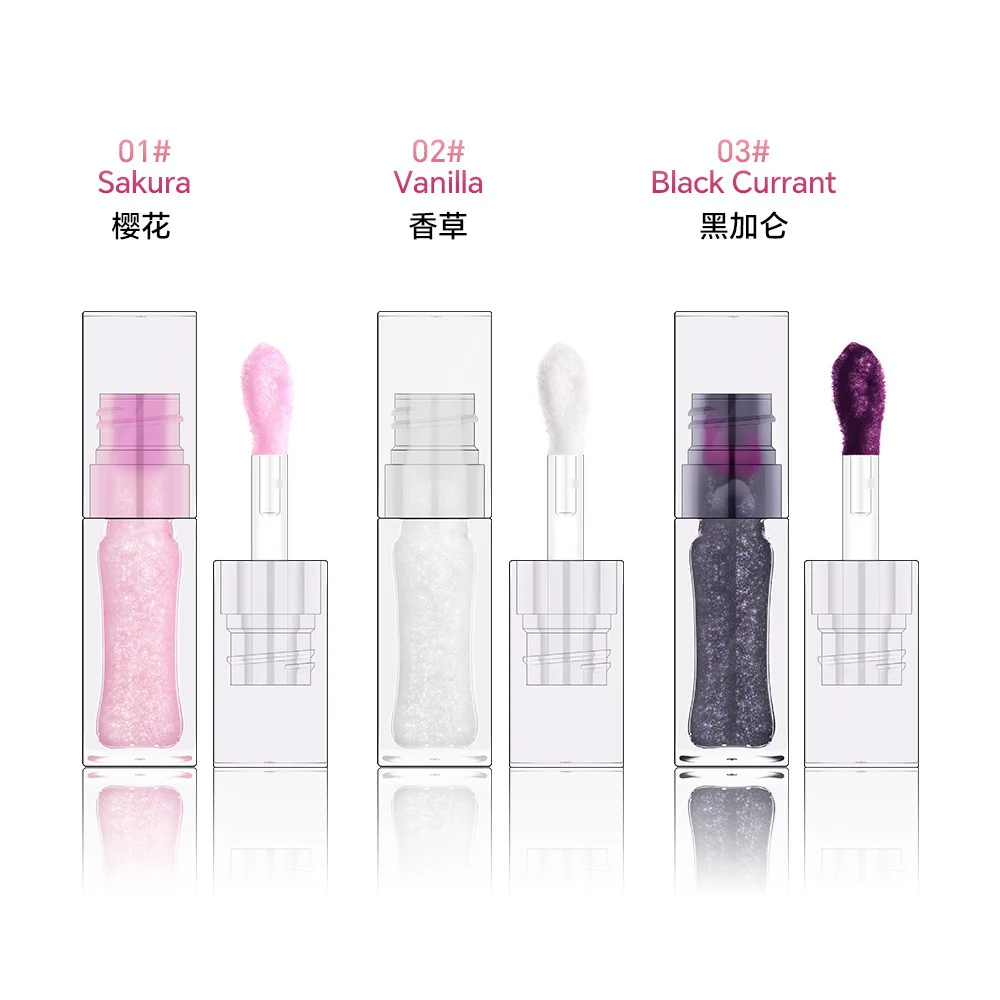 Lip Stick Makeup Long Lasting Oil Moisturizing Wholesale Hydrating Liquid Gloss Private Label Glossy Lip Gloss with custom logo