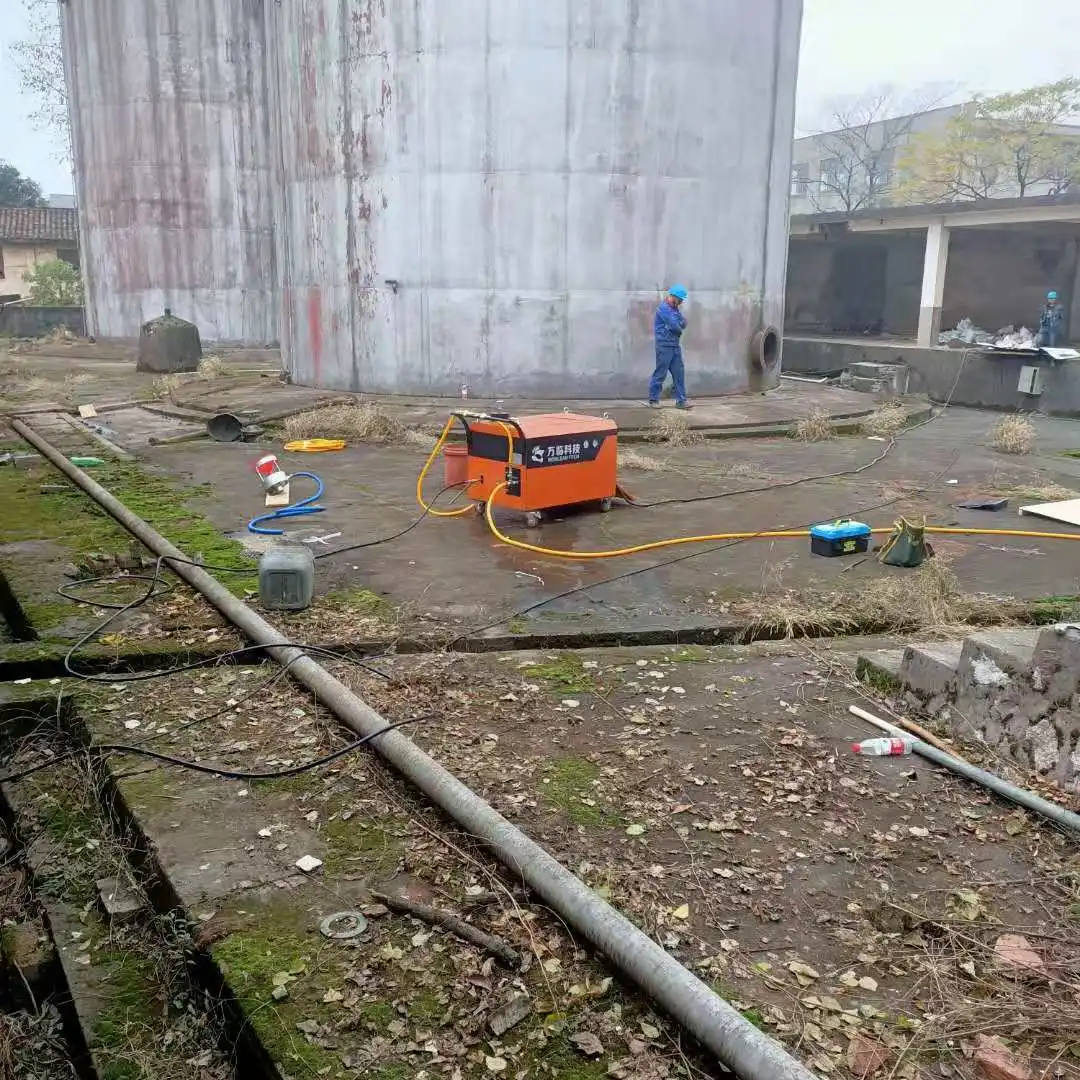 Professional Factory Supply flammable and explosive goods pipelie and oil tank portable waterjet cutting machine