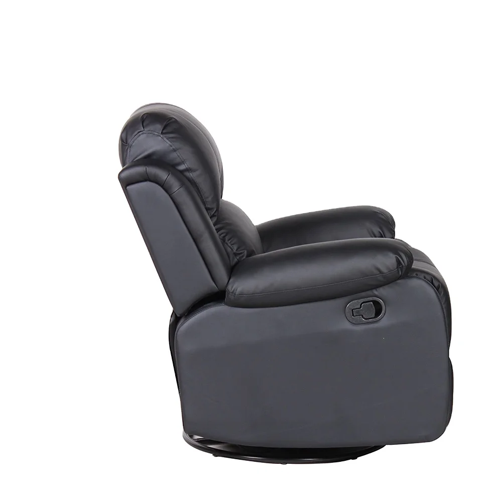 Partner Cheap Faux Leather Swivel Reclining Chair  Glider Chair Recliner Factory Custom Recliner Chairs Sale