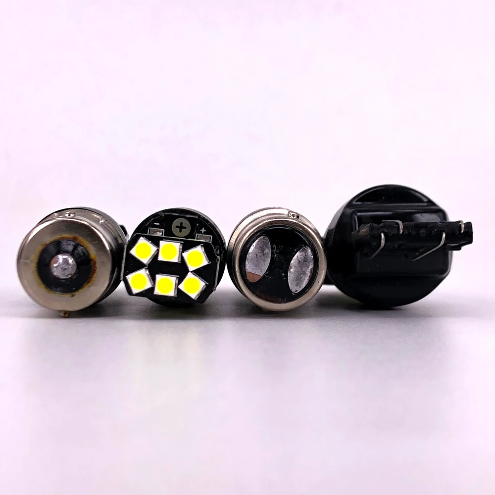Super Bright 24 smd 3030 Led W21/5W 7443 1157 1156 DRL Turn Signal Reverse Stop Light Lamp Bulbs Car LED Light