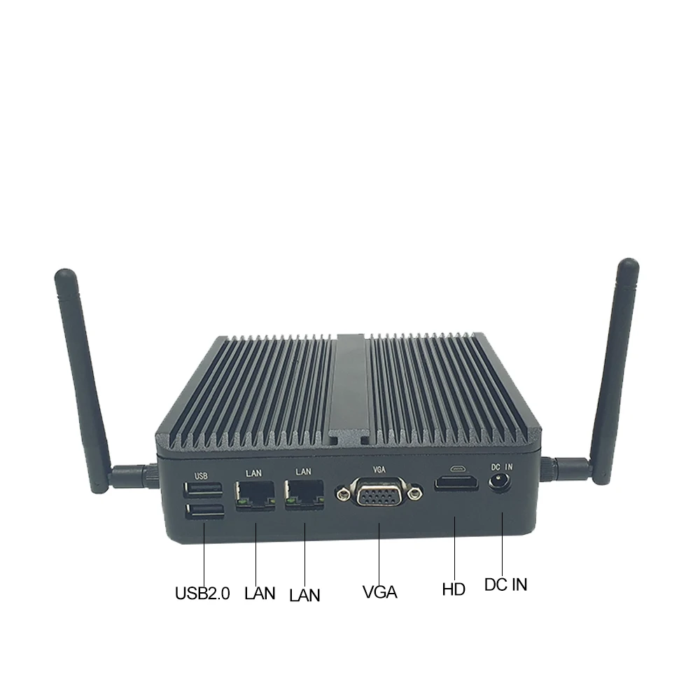 Мини-компьютер с процессором Intel Celeron 12*12 см материнская плата BTLJ4125/J1800/J1900 двойной LAN и последовательный порт безвентиляторный Wi-Fi для бизнес-ПК