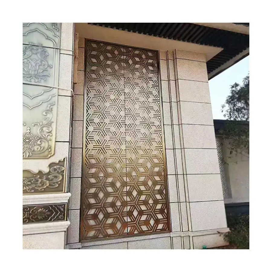 
Modern metal decorative design partition wall garden screens privacy screen outdoor 