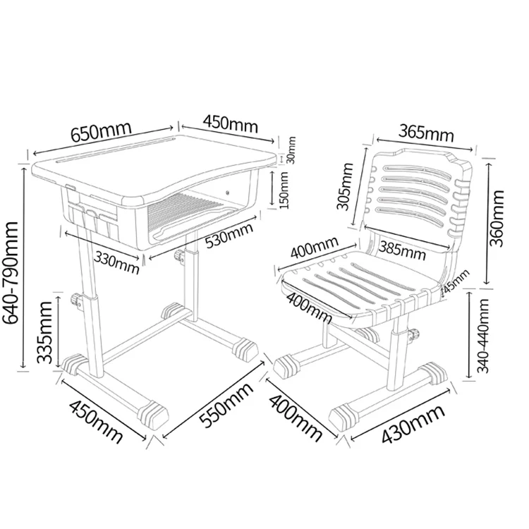 Factory Direct Supply Durable School Furniture Students Study Desks And Chairs Set Ideal For Classroom Learning And Comfort