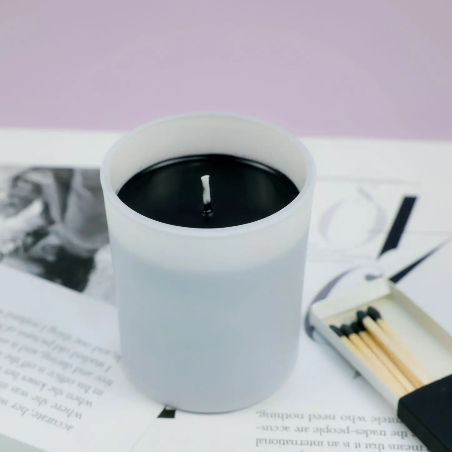 Wholesale top-selling rainbow colorful soy wax scented candle with private label