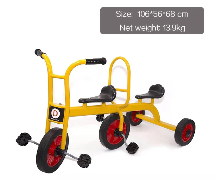 Manpower and High carbon Steel Material Children tricycle Ride on toy car