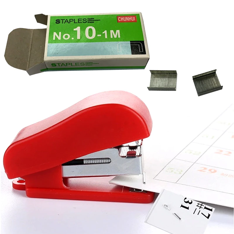 Metal Office Stapler Student Paper Manual Book Binding Office Mini Stapler