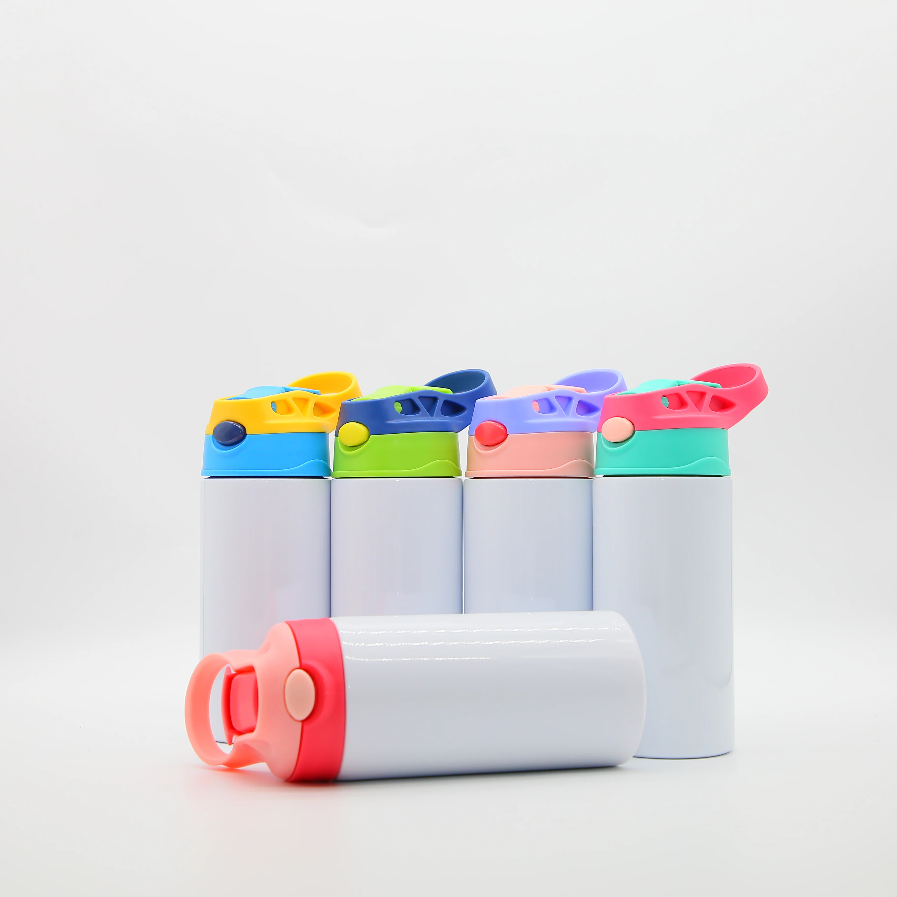 12 oz kids bottle tumbler Sublimation Kids Straight Tumblers double wall  sublimation Thermos tumbler cup