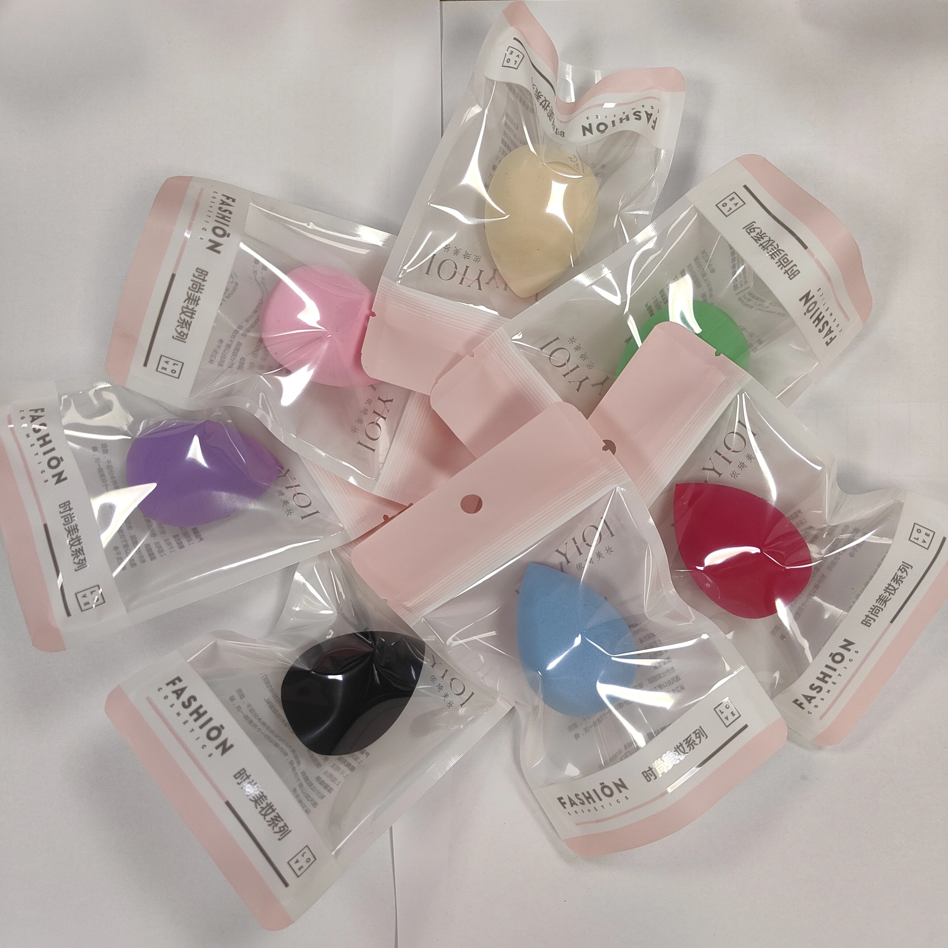 Super soft egg makeup sponge puff custom logo egg makeup sponges with design makeup sponges egg