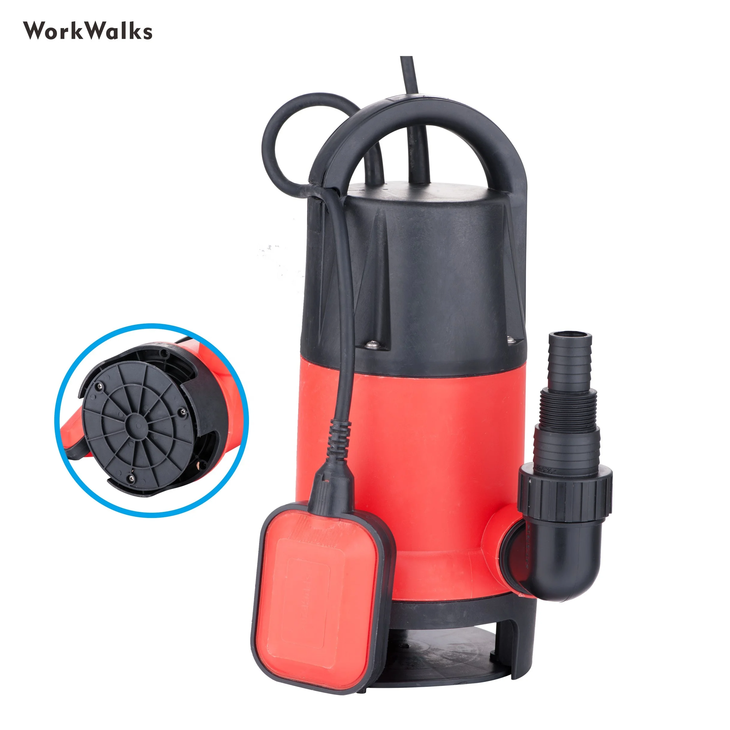 Cheap Price 750W 1HP Sewage Water Garden Submersible Pump With Float Switch