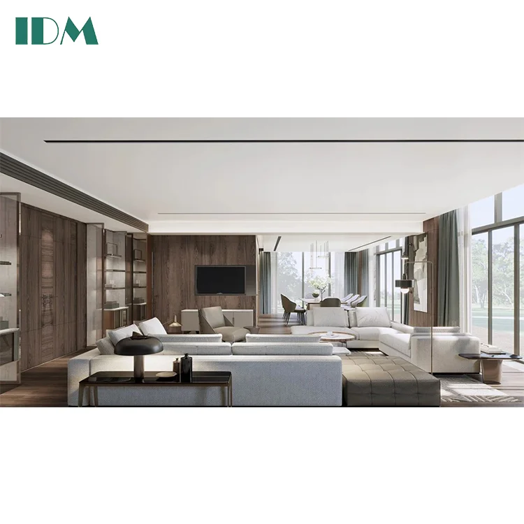 IDM-106 Wholesale Brilliant Design Double King Size Bed Bedroom Furniture Modern Hotel Bed Room Funiture