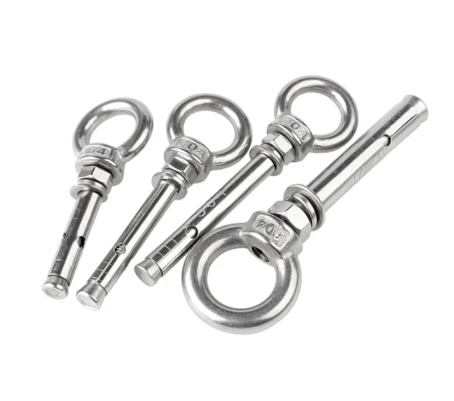 A2-70 M4 Custom Steel Eye Bolt Hook Type Expansion Bolt Anchor Bolt for Window