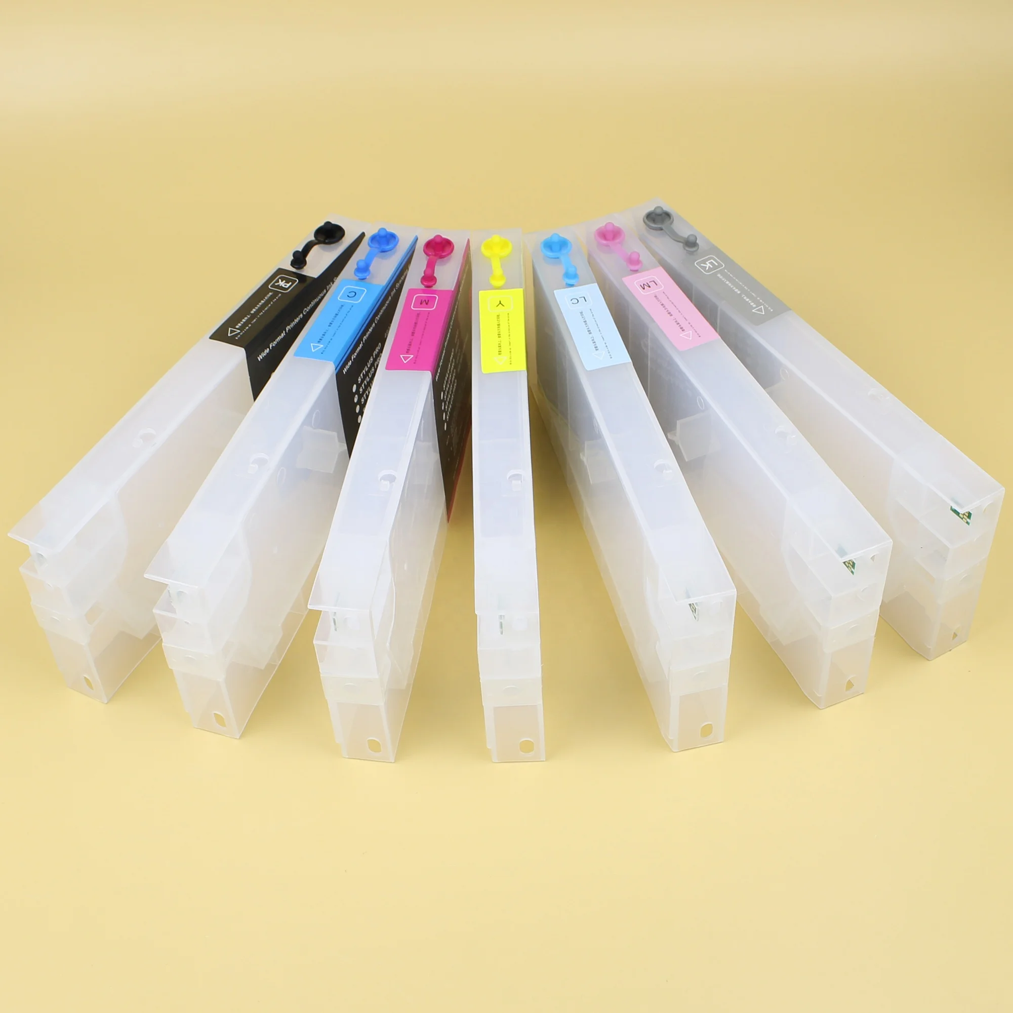 Refillable патрон чернил для принтера Epson Stylus Pro 7600 9600 пополнения пустых картриджей с сброса чипа