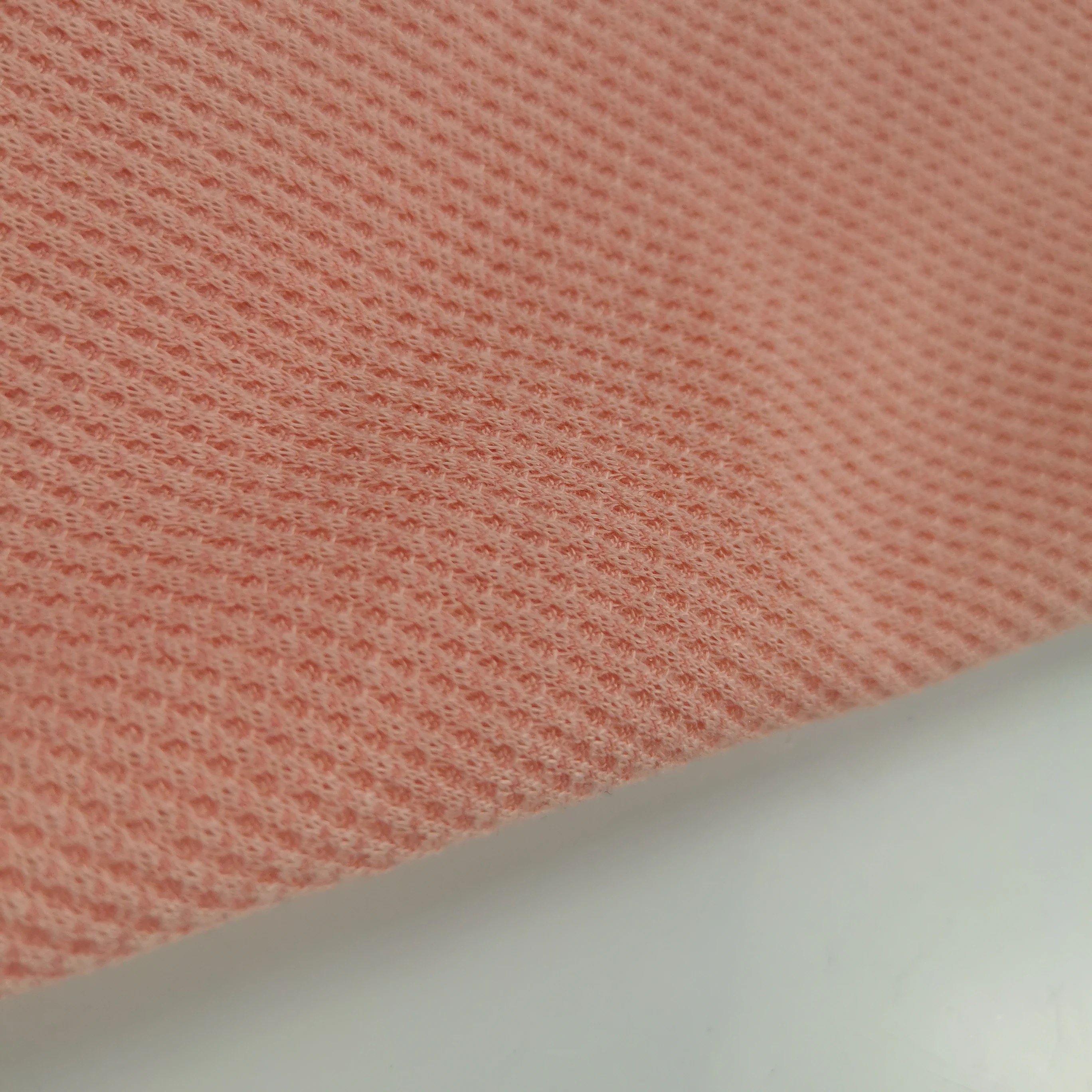Factory direct sale 95%polyester 5%spandex small waffle knitting fabric for sport