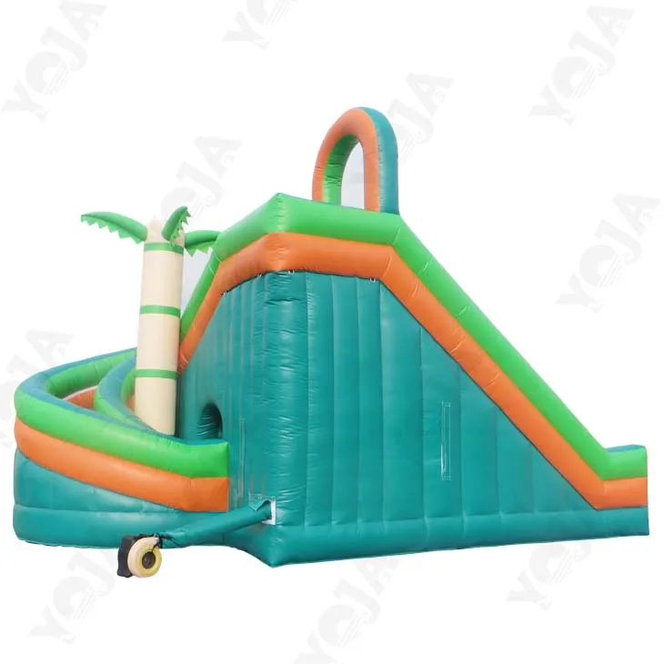 Coconut Palm Tree Inflatable Water Slides For Sale With Pool SuppliersCommercial Grade Adult Size Popular Inflatable Water Slide
