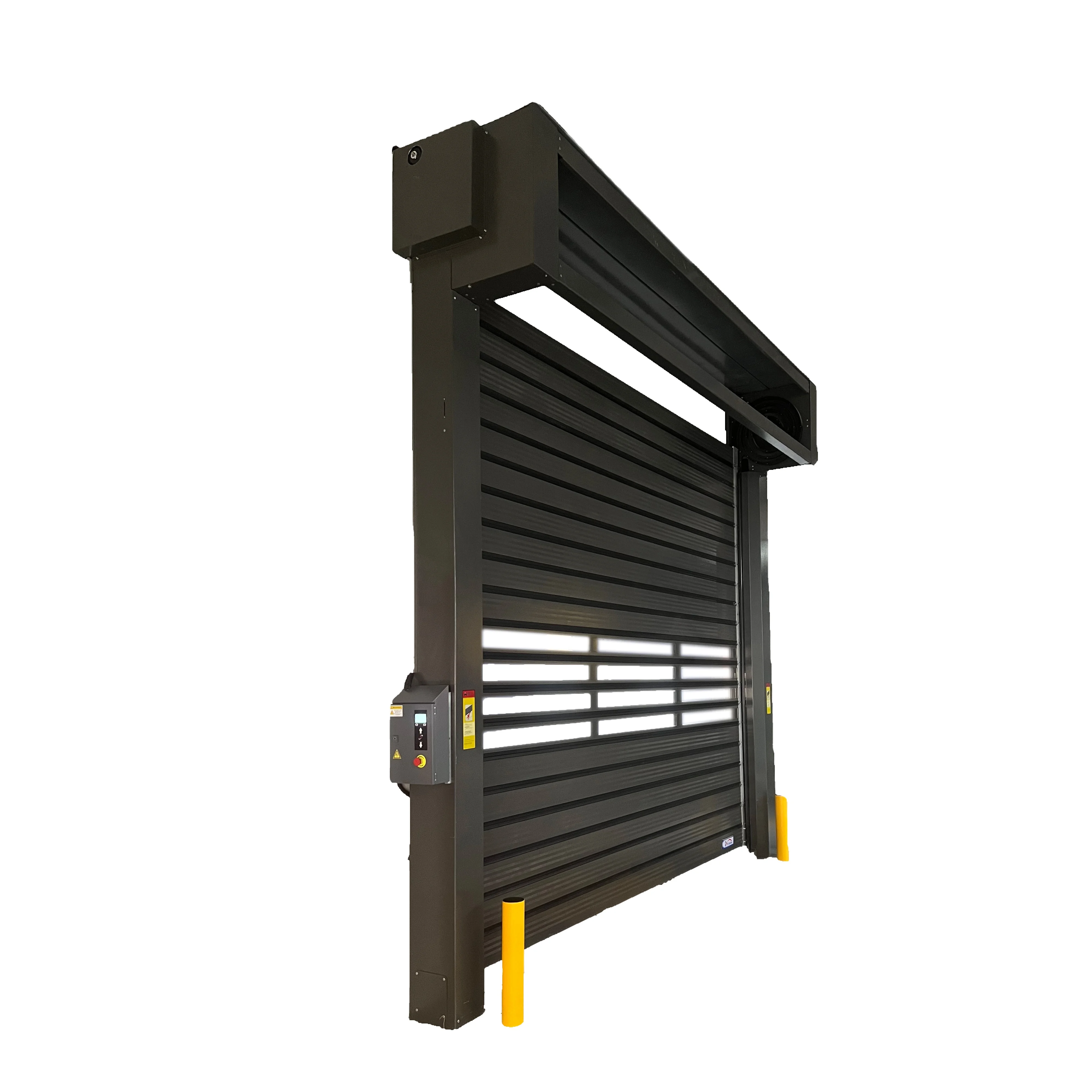 Hot Sale Hard Fast Material Commercial Industrial PVC Warehouse Dock Door Aluminum Roll Up Rapid High Speed Spiral Door