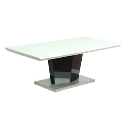 white and gold orange  and side table polished mirror modern living room center rectangle marble top coffee table