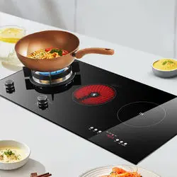 High Power 3 Burners Infrared Cooker Stainless Steel Black Induction Cooktop Induction Cooker