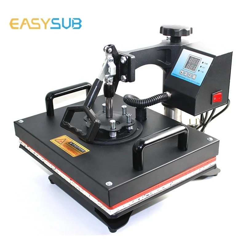 Easysub Yiwu Factory Heat Transfer Printer 8 in 1 Combo T Shirt Heat Press Machine For Slate Rock/MDF Frame