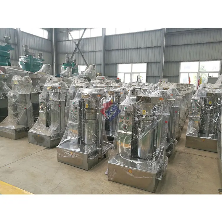 Mini commercial sesame hydraulic plate cold oil press cocoa machine