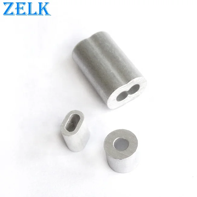 Wire Rope Fitting Aluminum Sleeve Hourglass Aluminum Ferrule