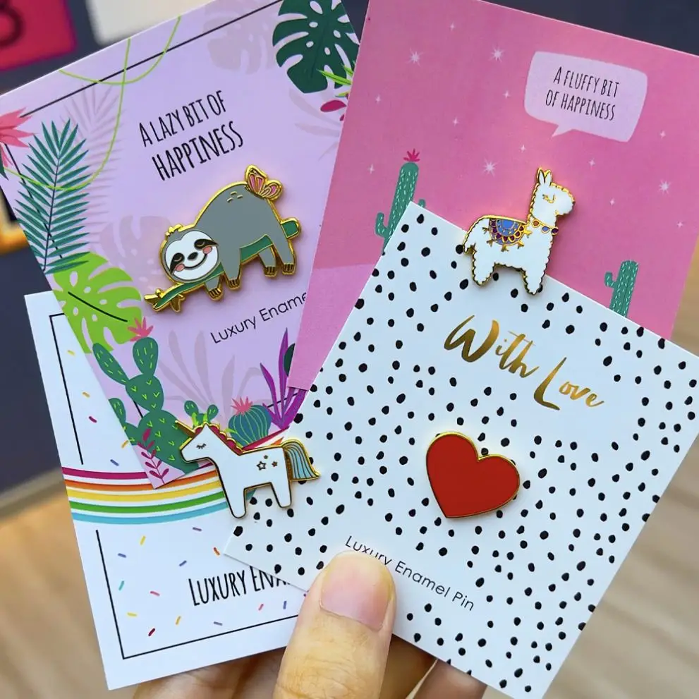 Sample Custom Enamel Pin No Minimum Metal Soft Hard Enamel Lapel Pin Glitter Cute Kawaii Japanese Anime Enamel Pin Badge