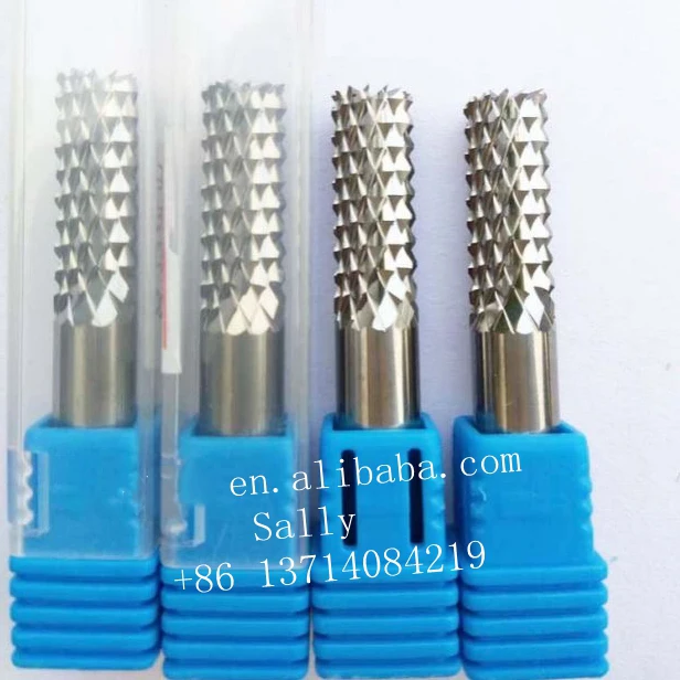 Tungsten Carbide Straight Shank PCB Engraving Machine Milling Cutter Corn Open Rough Skin Milling Cutter V Drill