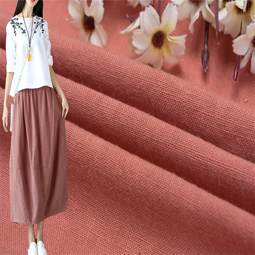 4821 hot sale 100% Pure Flax French Linen Sandwashed fabric Stone washed Linen for clothes