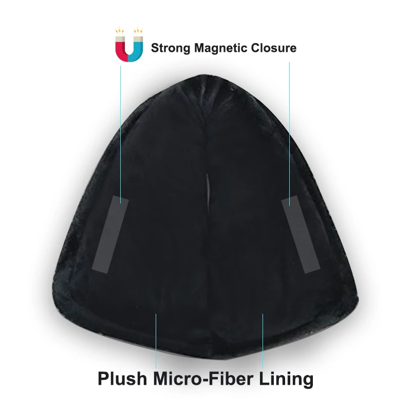 Drop-shipping Shark Bomb IT White PU Leather Strong Magnetic Closure Golf Head covers Blade Putter Cover