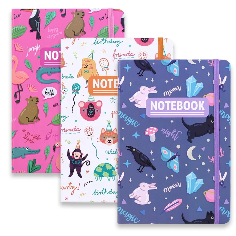 American Style Diary Notebook Customized Product With Cartoon Pattern Popular Notebook Gift Set