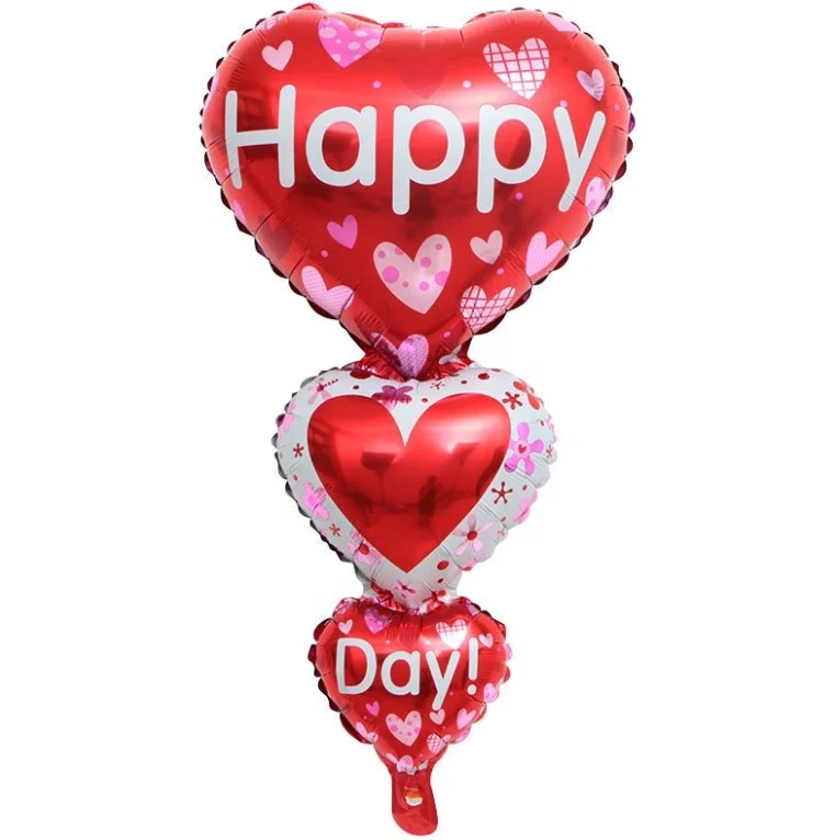 Wholesale Red Heart shape Ballon I Love You Foil Balloon for Valentine Day Engagement Wedding Party Decorations