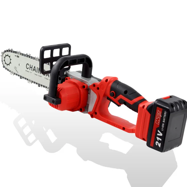 hot sale 12inch 21V Hand Battery Chain Saw Rechargeable Lithium Chainsaw