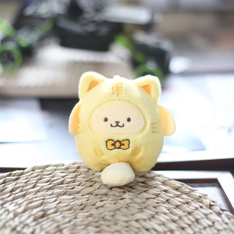 Cute Sanrio Kuromi Plush Keychain small pendant plush toy doll