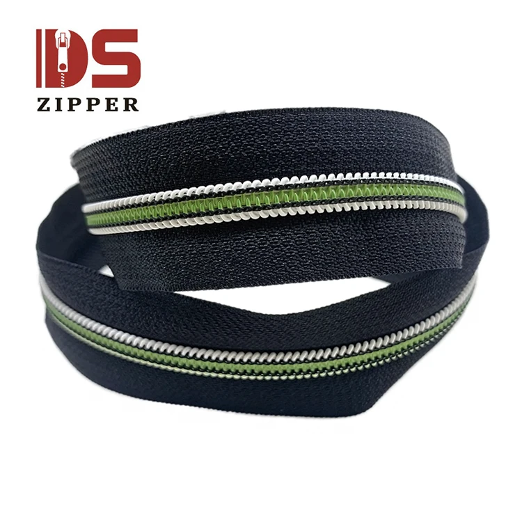 contrast jelly duotone color new style special color iridescent nylon zipper fast delivery factory direct sales