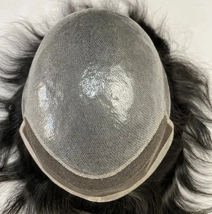 LONGFOR BQ Wholesale lace front mono Toupee India Virgin Human Hair Extension replacement for men wig natural hairline toupee