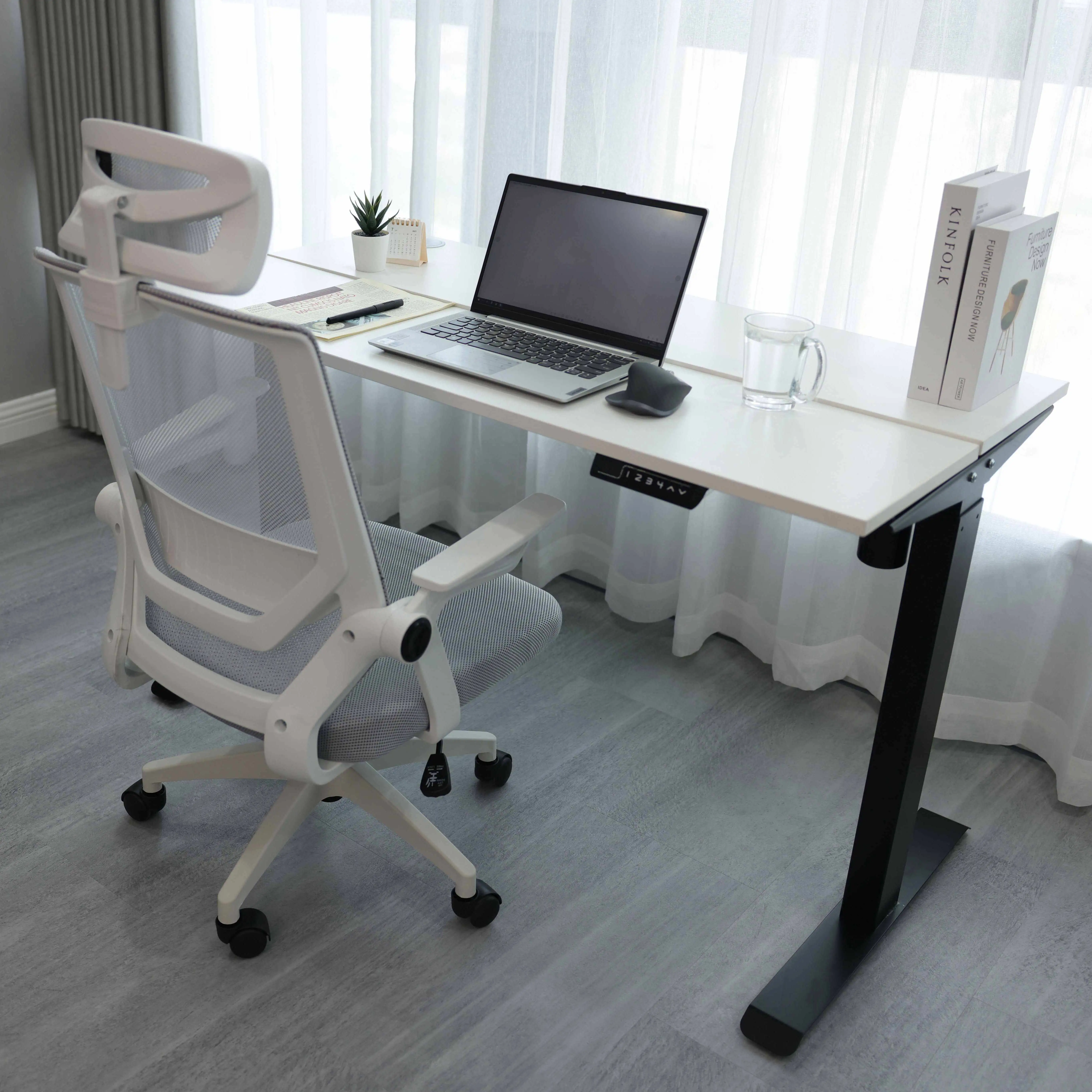 Electric Home Office Desk Table Sit Stand Height Adjustable Computer Desk frame