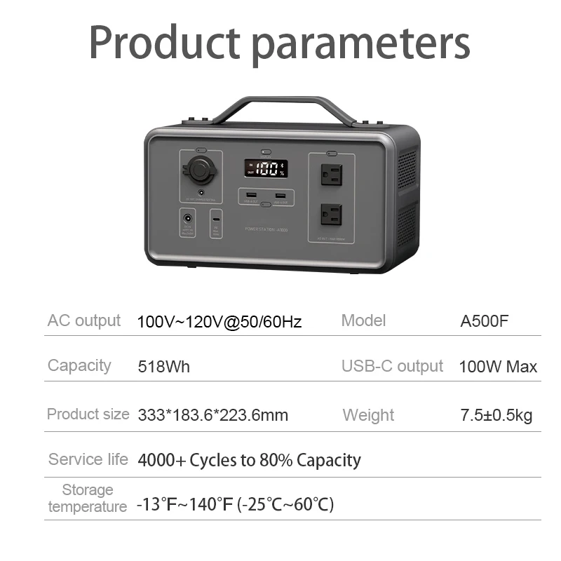 Intelligent Outdoor Mobile power supply with a capacity of 1021.2Wh