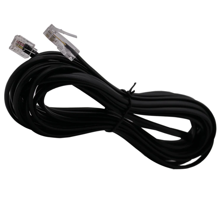 Заводской индивидуальный телефонный кабель HJX 1 м 2 м 3 м 5 м RJ10 RJ12 RJ50 RJ11 6P4C к RJ45 8P6C