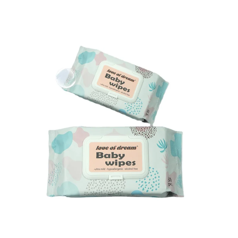 China factory good quality 80pcs children biodegradable wet baby wipes wholesale
