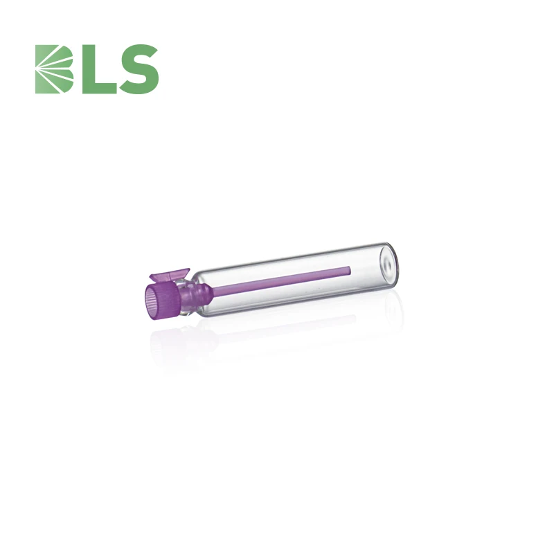 Small customized 1ml glass vial for glass perfume bottle packaging