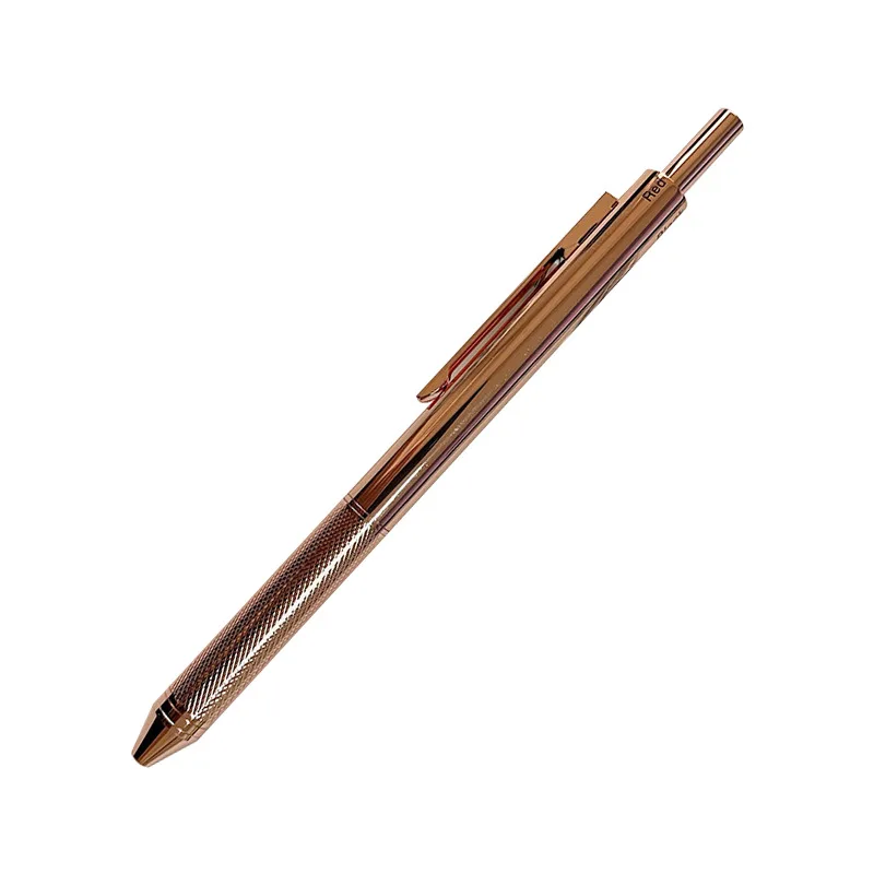 Wholesale multi-function four-color in one gravity sensing pen ballpoint pen mechanical pencil push metal pen