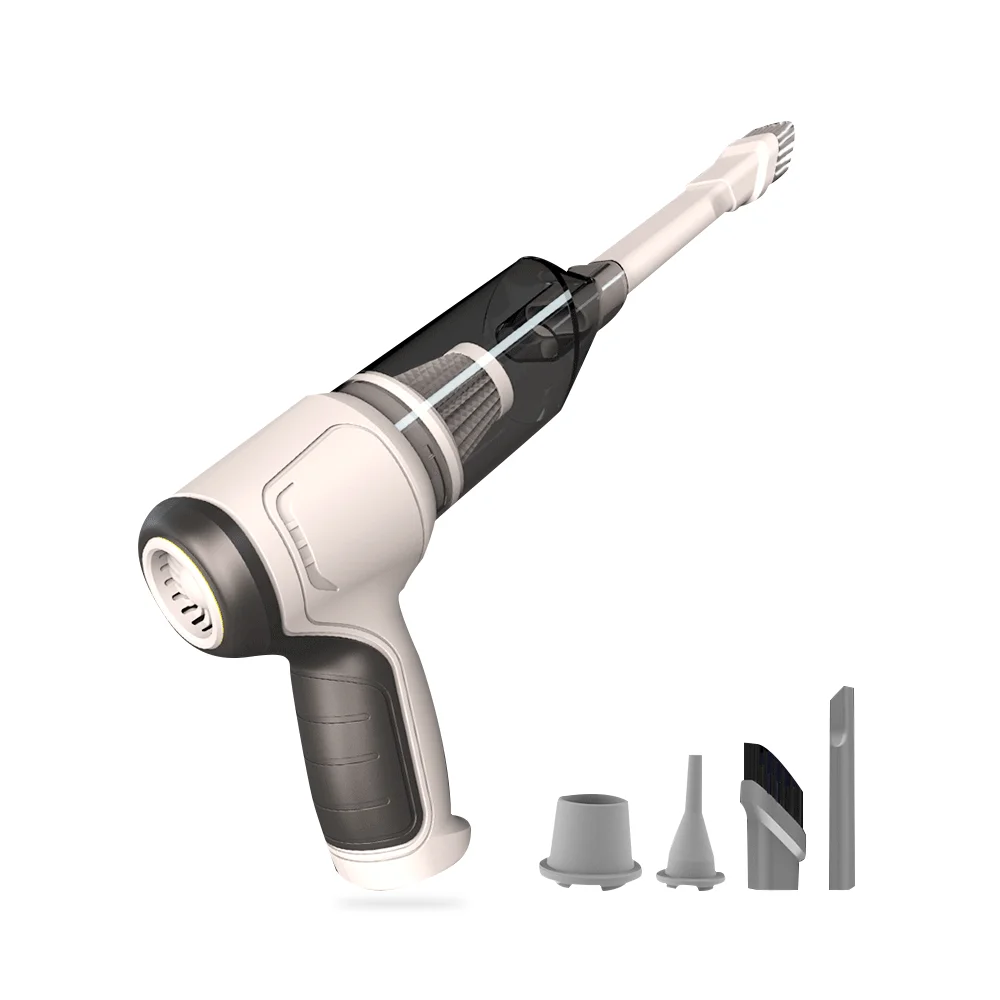 3-в-1 Электрический беспроводной ручной пылесос Air Duster для уборки дома и автомобиля
