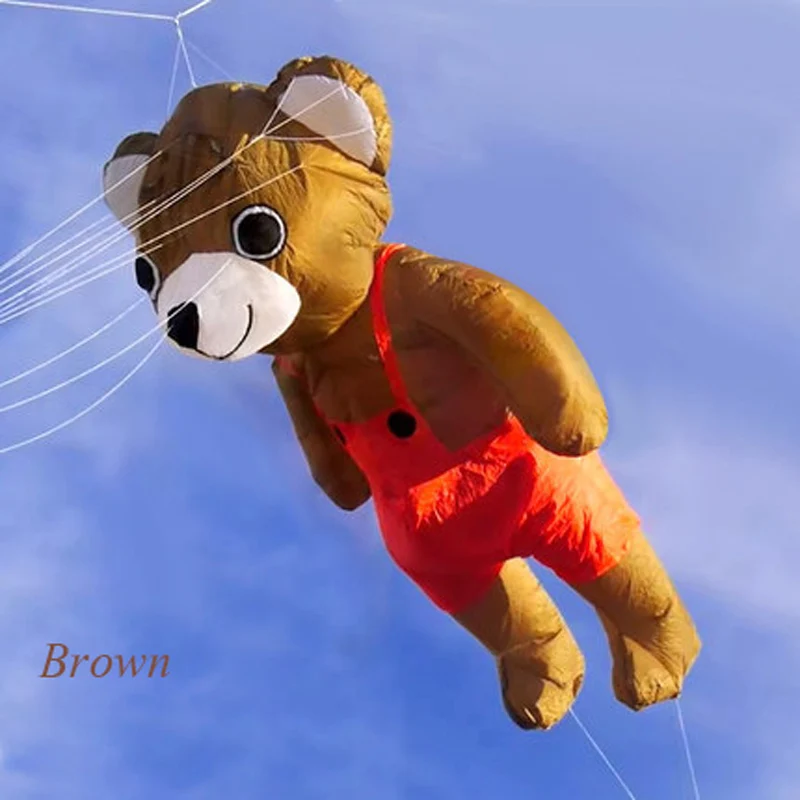 big inflatable nylon bear animal windsock kite for show