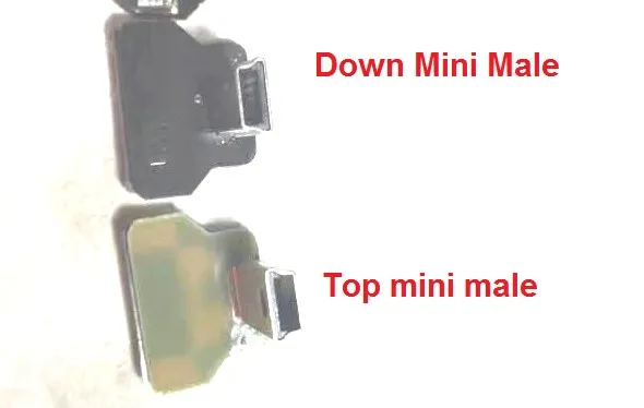 FPC usb cable  Top angle Mini usb Male to USB A Male ultra thin flex cable