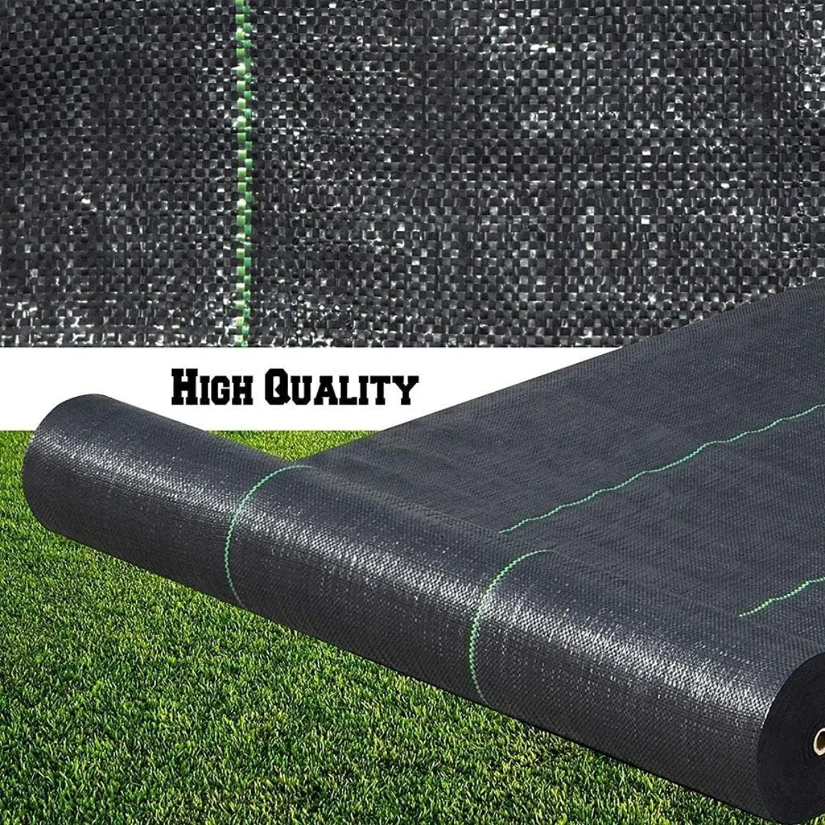 breathablepermeability anti-grass ground cover agricultural pp pe woven fabric weed control barrier