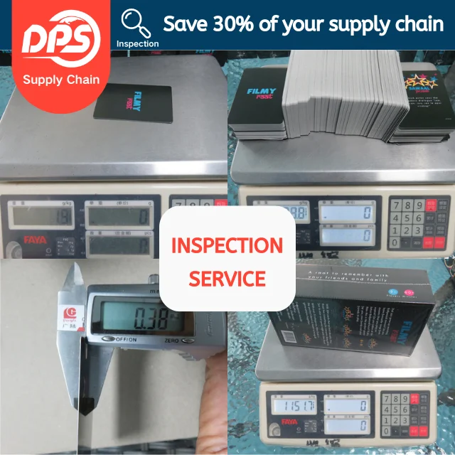 Expert Inspection Services for Customized Cards in China to Ensure Print Quality and Durability