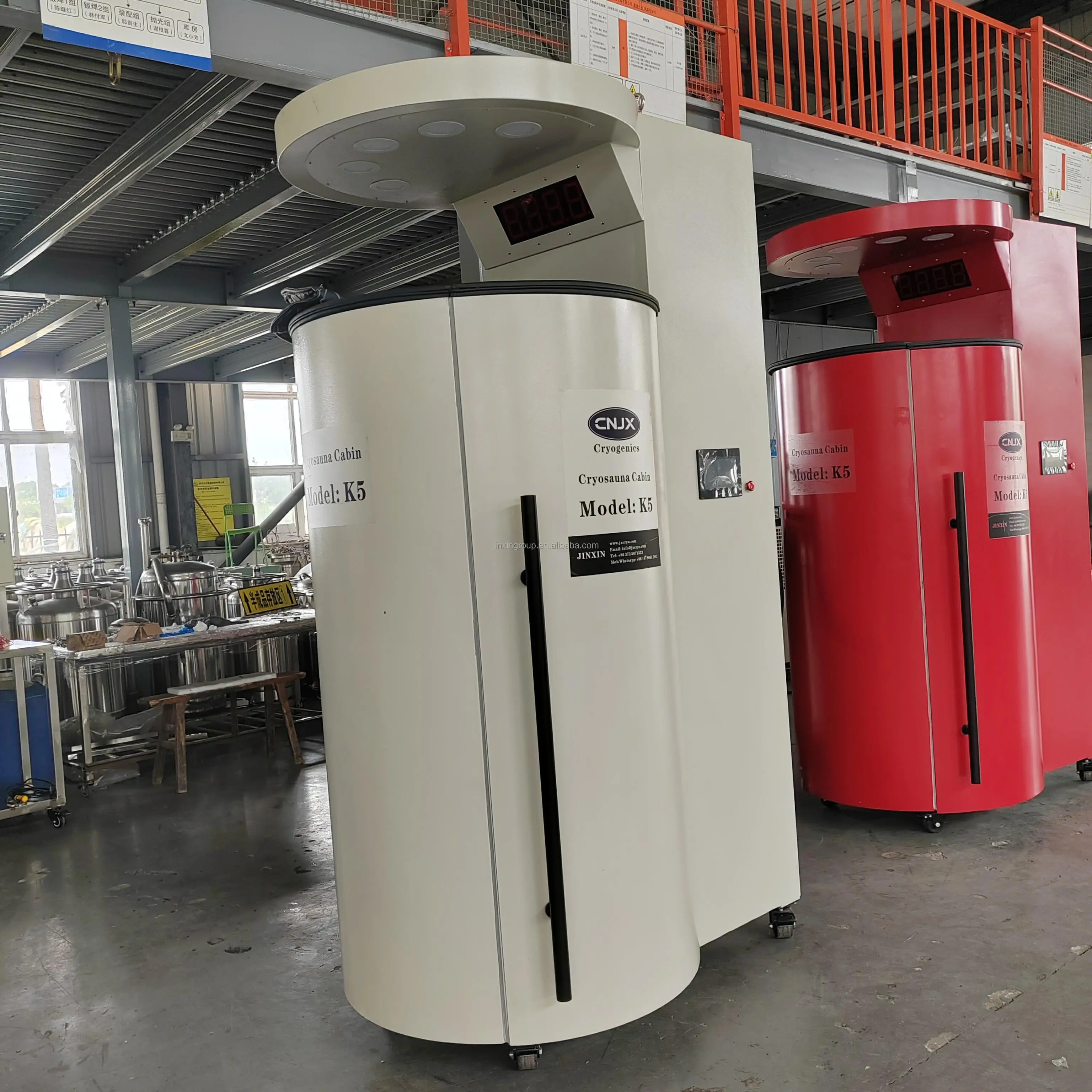 Cryosauna Whole Body Cryotherapy Cryosauna Chamber for Elite Hotels