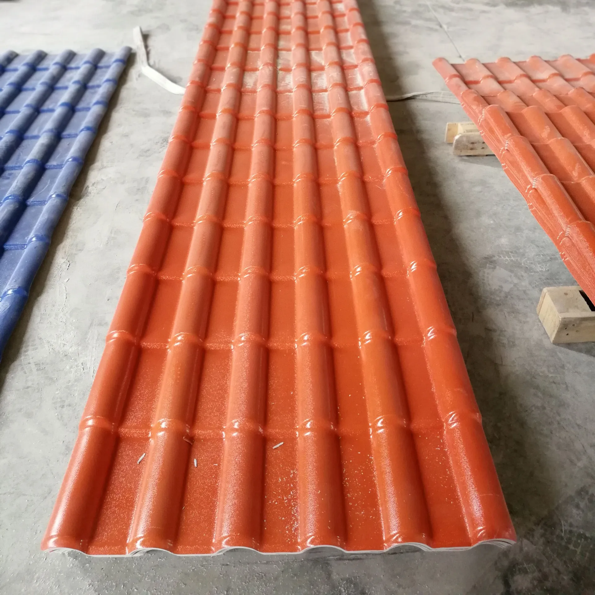 china top factory shingle panel pvc tejas de resina